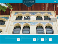 Tablet Screenshot of neorionhotel.com